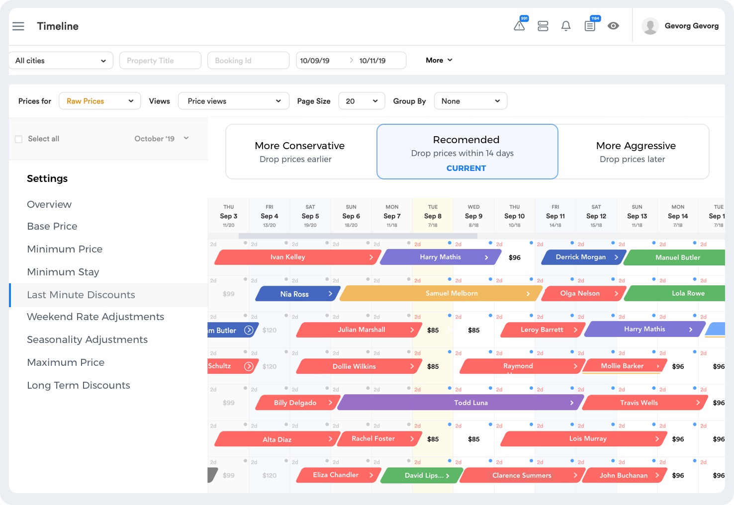 prices tool